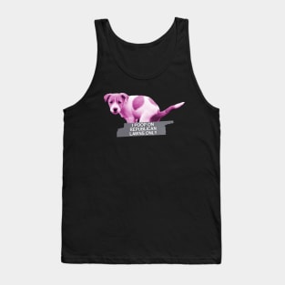 I Poop On Republican Lawns Only - Funny Meme Political Tank Top